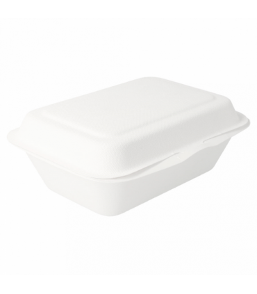 Box rectangular 13,6x18,2x6,4 cm - blanco