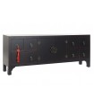 Mueble TV oriental negro