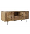 Mueble TV madera de mango 125x40x55 cm