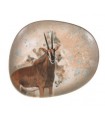 PLATO POSTRE ANTILOPE-SAVANNA 24x19.5cm