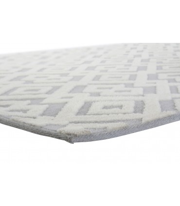 Alfombra poliéster beige 200x290x1 cm