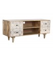 Mueble TV madera-metal 130x40x56 CM