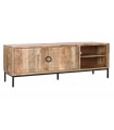 Mueble TV madera/metal 160x45x55 cm