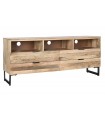 Mueble TV mango-metal 150x40x65 cm